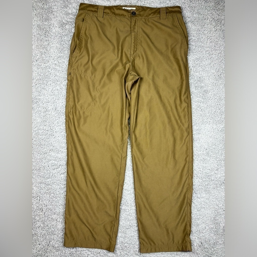 Columbia Pants Mens 36 Classic Outdoor Wear Work Utility 5 Pockets Belt Loops